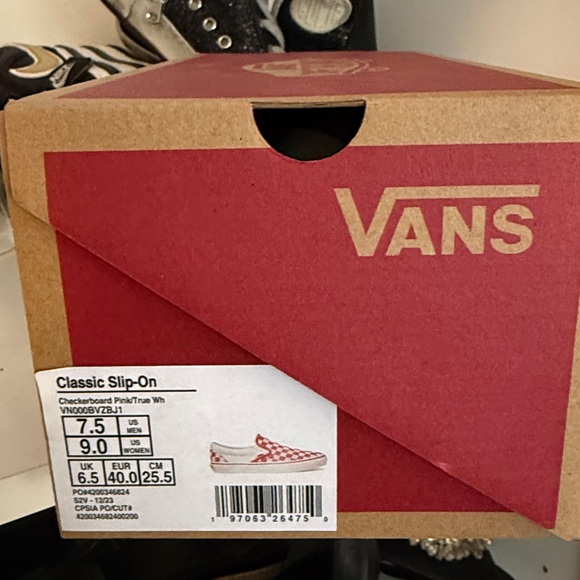 Vans Classic Slip On- Pink - Picture 3 of 3
